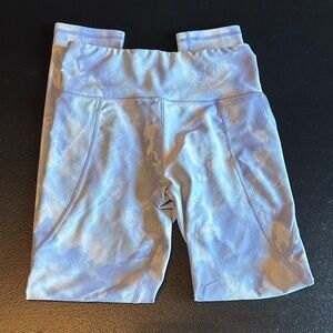 Old Navy Kids Light Blue Tie-Dye Leggings